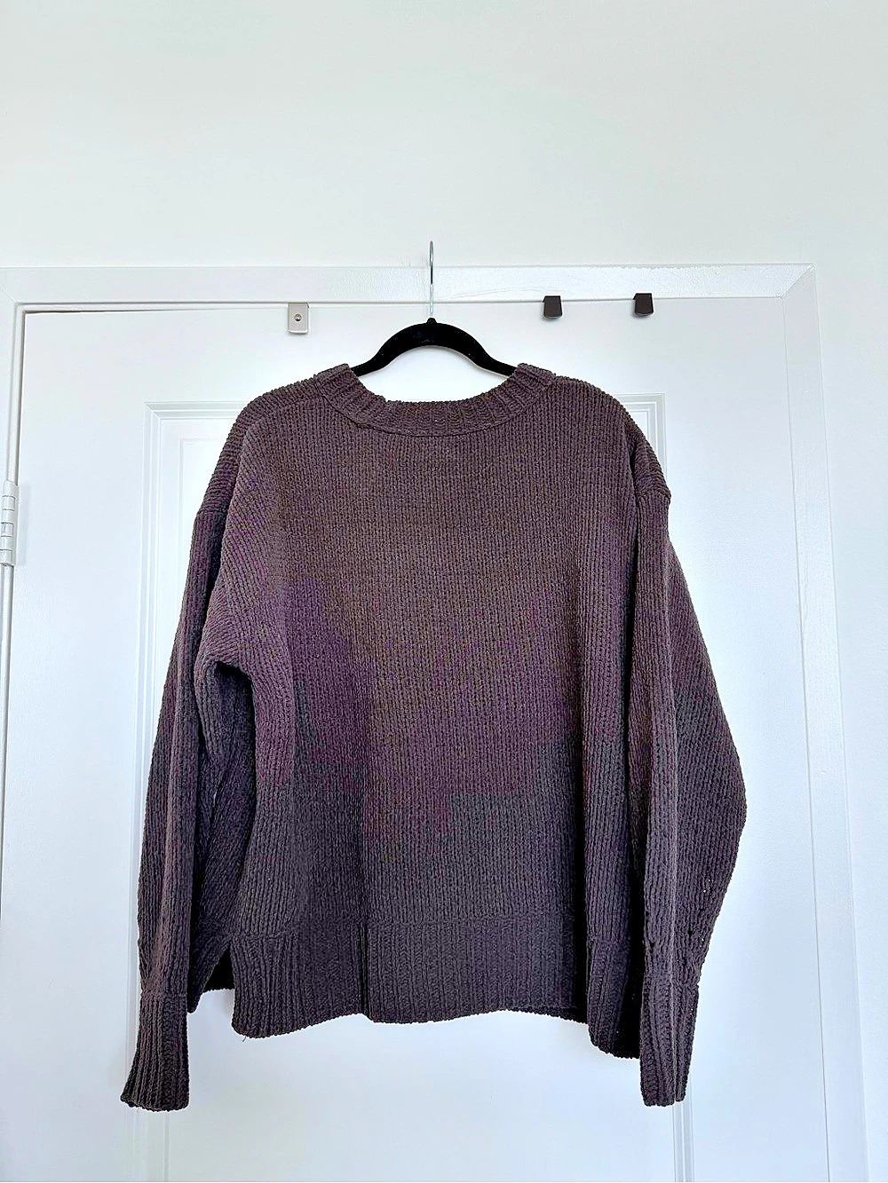 Aerie Brown Crew Neck Sweater